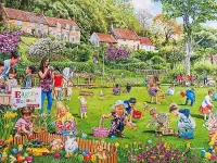 Пазл Пасхальный сад