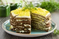 Пазл Печеночный тортик
