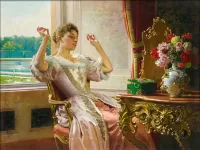 Пазл Перед зеркалом