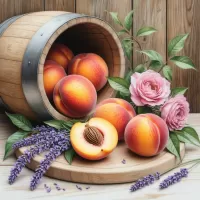 Пазл Персики
