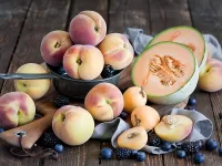 Пазл Персики и дыни