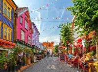 Пазл Пестрая улица