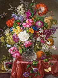 Пазл Пестрый букет