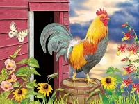Пазл Петушок