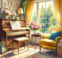 Пазл Пианино