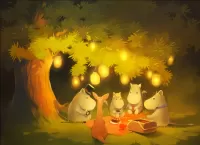 Пазл Пикник муми-троллей
