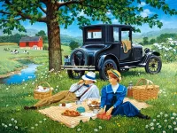 Пазл Пикник у реки