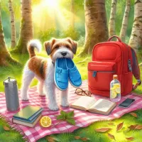 Пазл Пикник в лесу