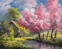 Пазл Pink Trees by Kevin