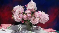 Пазл Пионы