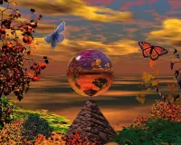 Пазл Пирамида и шар