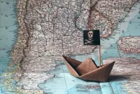 Пазл Пират бумажного моря