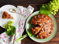 Пазл Пирог и виноград