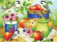 Пазл Пирог к чаю