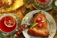 Пазл Пирог к чаю