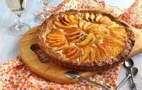 Пазл Пирог с персиками