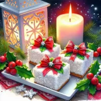 Пазл Пирожное с кокосом