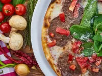 Пазл Пицца с мясом