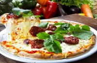 Пазл Пицца с томатами