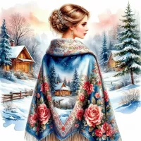 Пазл Платок