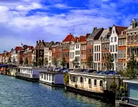 Пазл Плавучие дома