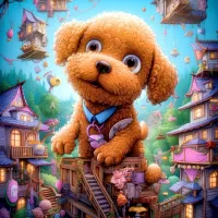 Пазл Плюшевый щенко