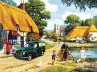 Пазл Почтальон и дети