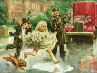 Пазл Под дождем