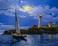 Пазл Под парусом