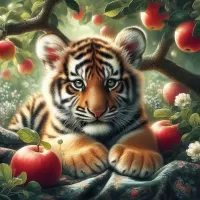 Пазл Под яблоней