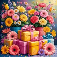 Пазл Подарки