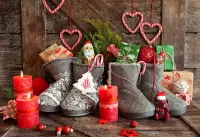 Пазл Подарочные сапожки 