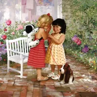 Пазл Подружки