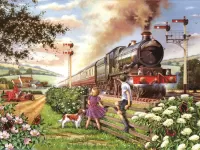 Пазл Поезд 