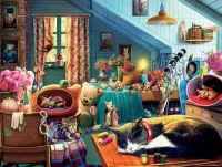 Пазл Пока мама спит