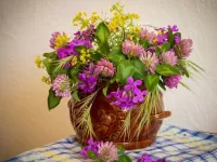 Пазл Полевые цветы21