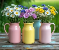 Пазл Полевые цветы