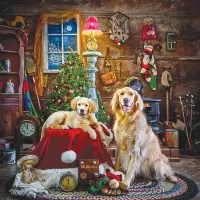 Пазл Помощники Санты