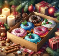 Пазл Пончики