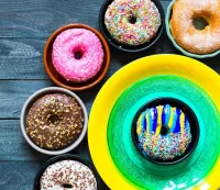 Пазл Пончики