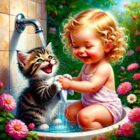 Пазл Пора купаться