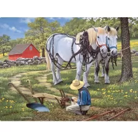 Пазл Пора в поле