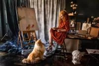 Пазл Портет собачки 