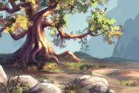 Пазл Портрет дерева