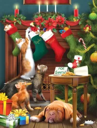 Пазл Праздничная ночь