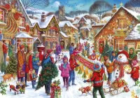 Пазл Праздничные огни