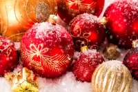 Пазл Праздничные шарики