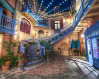 Пазл Праздничный дворик