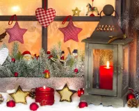 Пазл Праздничное окно