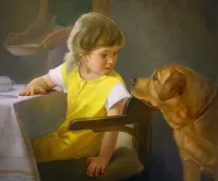 Пазл Преданный взгляд